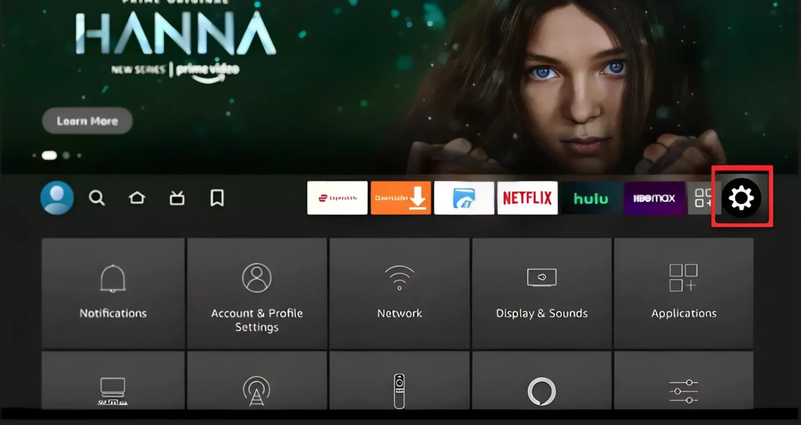 Paramètres Firestick
