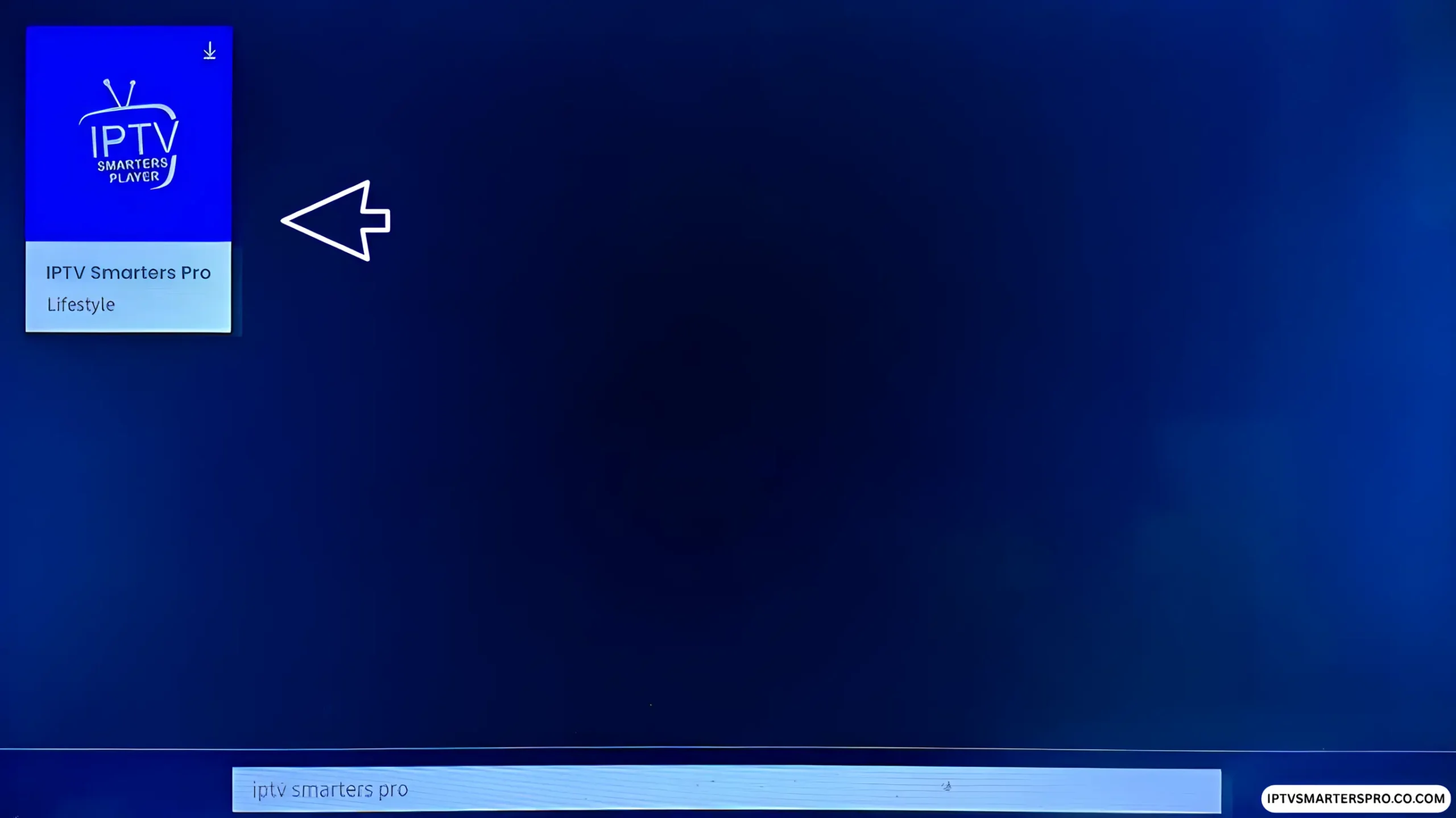 Rechercher IPTV Smarters Pro sur Samsung Apps